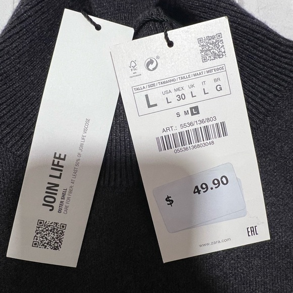 Zara turtleneck swing dress - Picture 3 of 3